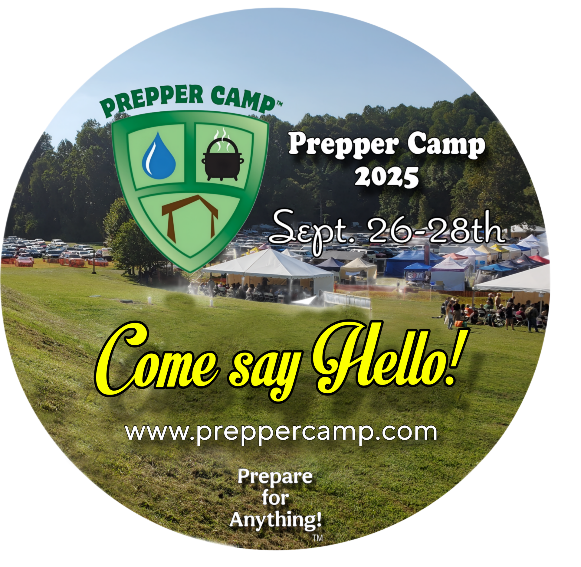 Say Hello at Prepper Camp